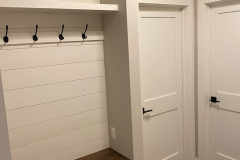 Custom Cubbies Built Into Mudroom