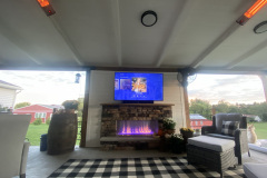 Covered Patio Construction w/Fireplace