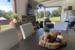 Covered Patio Construction w/Fireplace