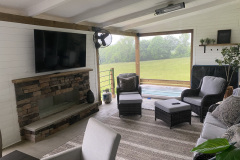 Covered Patio Construction w/Fireplace